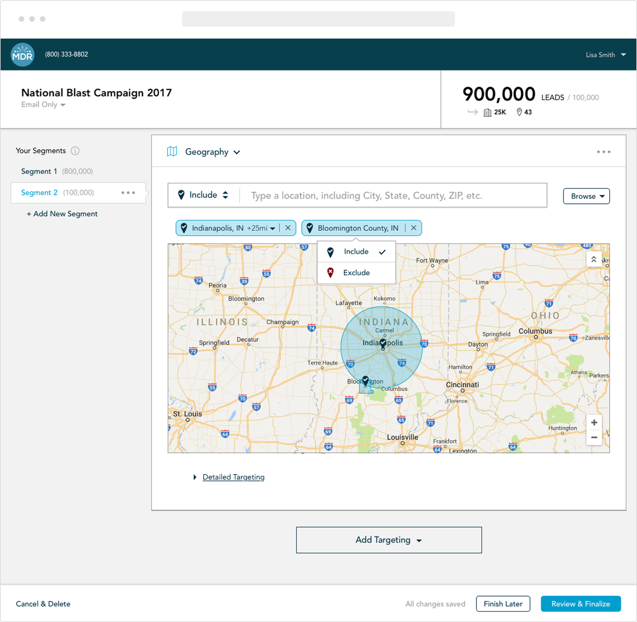 mdr listbuilder design